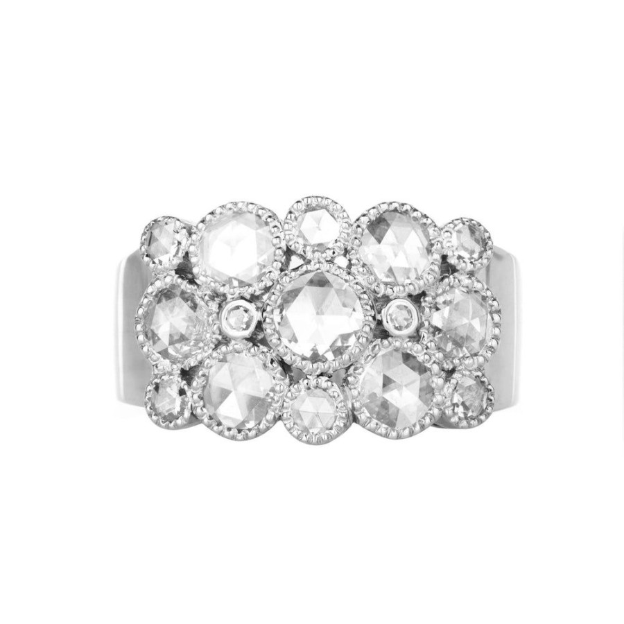 Rings Sethi Couture | Josephine Rose Cut Diamond White Gold Ring