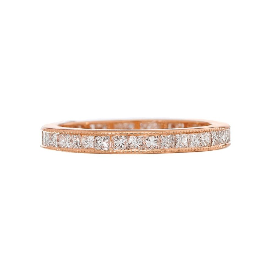 Stack Bands Sethi Couture | Emma Princess Cut Diamond Band