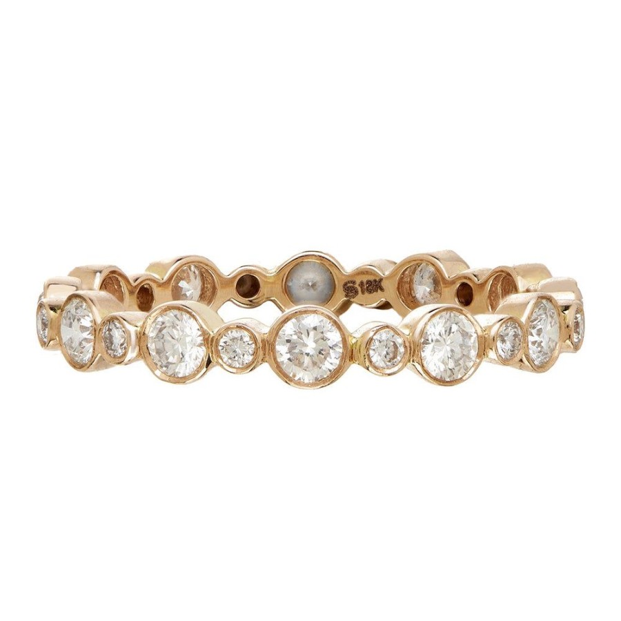 Stack Bands Sethi Couture | Aurelia Diamond Yellow Gold Band