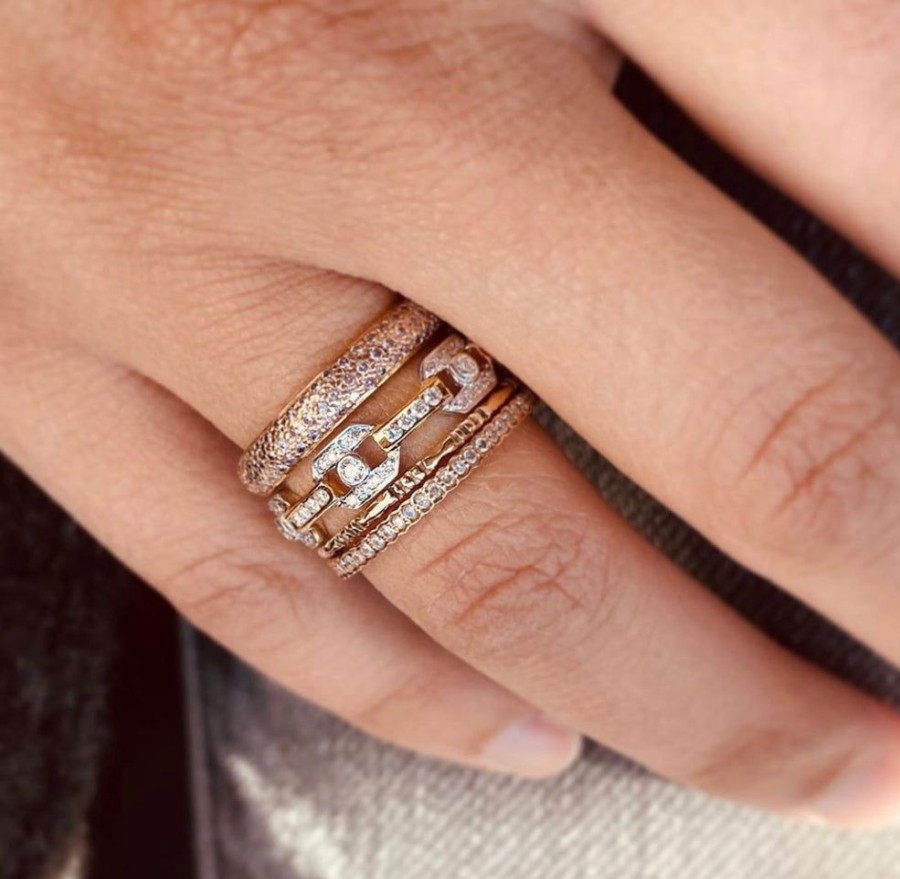 Stack Bands Sethi Couture | Link Diamond Band