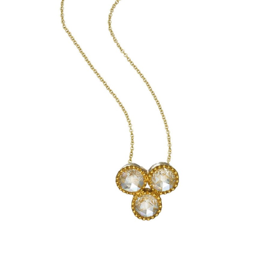 Necklaces Sethi Couture | Grace Rose Cut Diamond Necklace