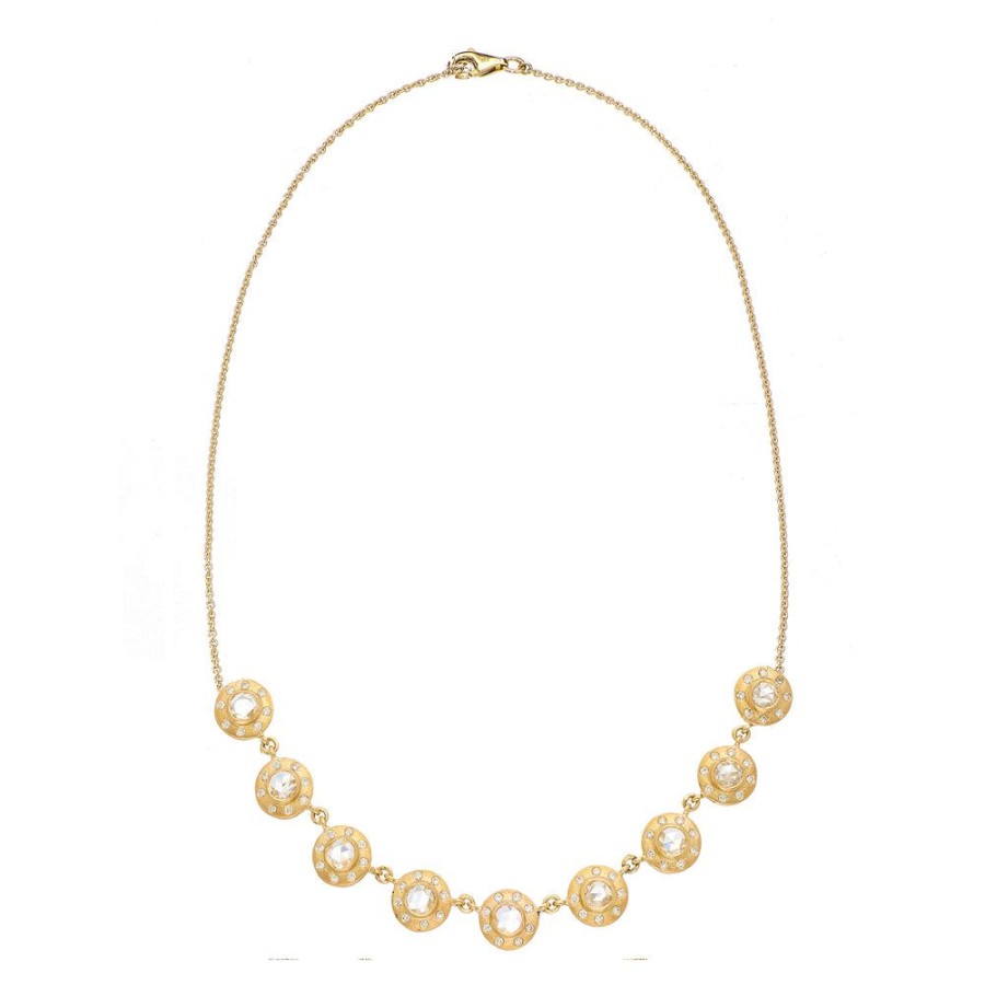 Necklaces Sethi Couture | Dunes Classic Rose Cut Diamond Necklace