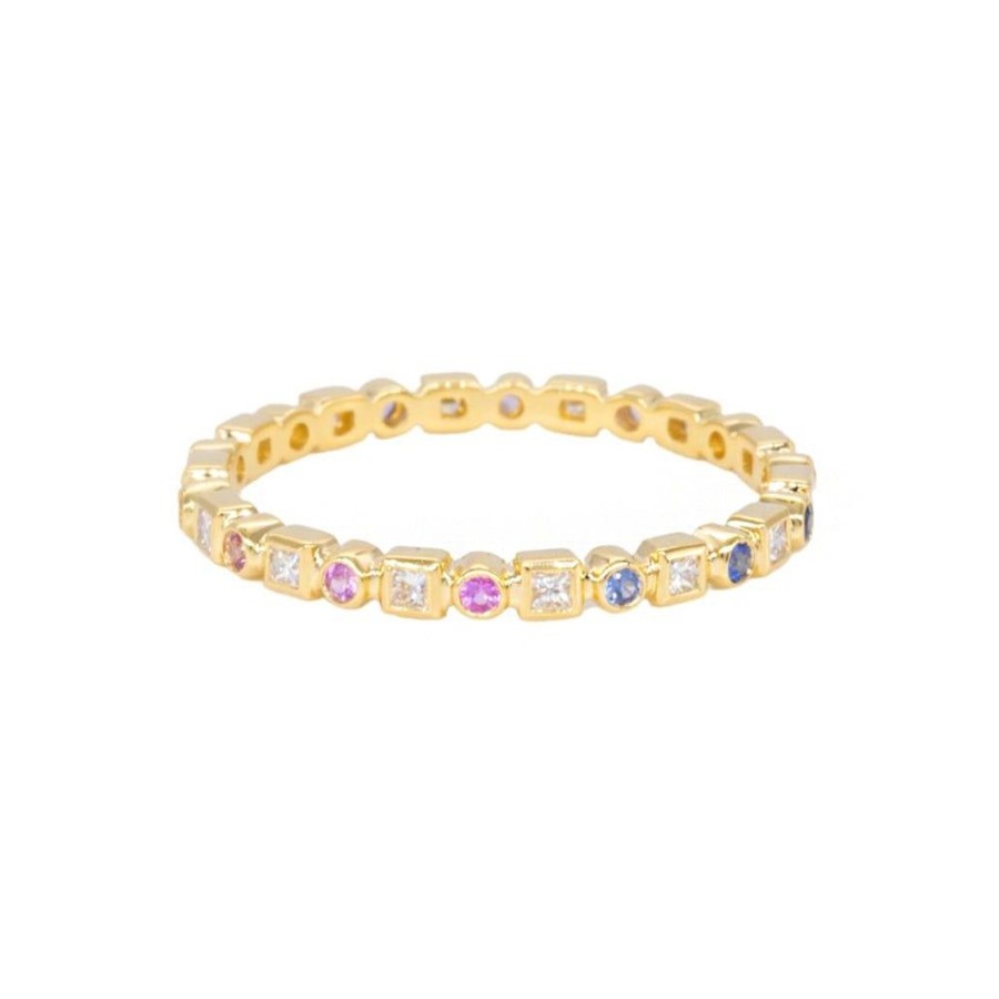 Stack Bands Sethi Couture | Rainbow Sapphire Kate Band