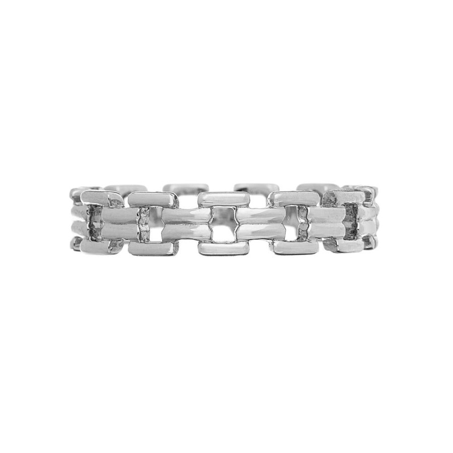 Stack Bands Sethi Couture | Cesta White Gold Band