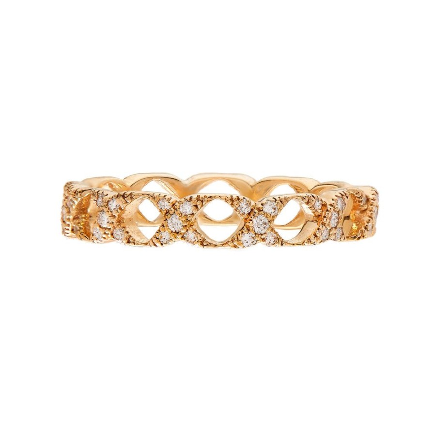 Stack Bands Sethi Couture | Lattice Diamond Band