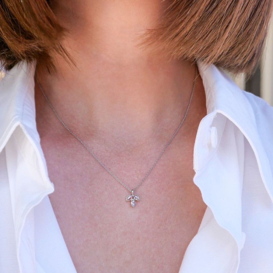 Necklaces Sethi Couture | Lilah Marquise Rose Cut Diamond Necklace