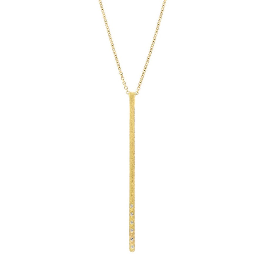 Necklaces Sethi Couture | Dunes Bar Diamond Necklace