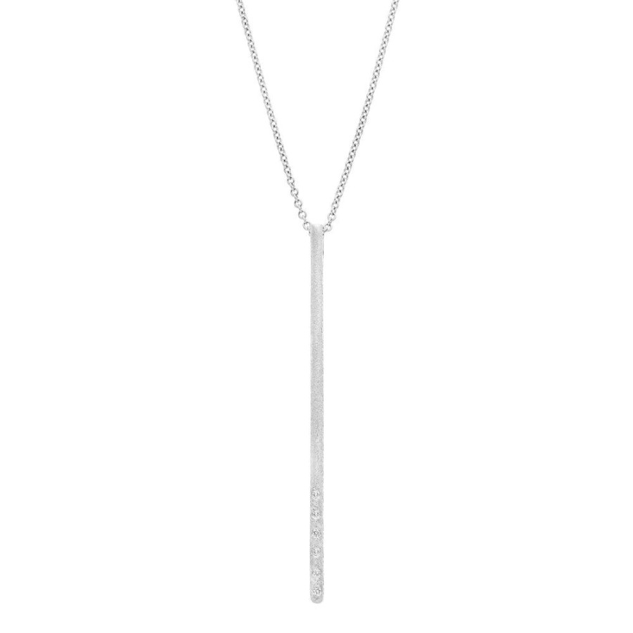 Necklaces Sethi Couture | Dunes Bar Diamond Necklace