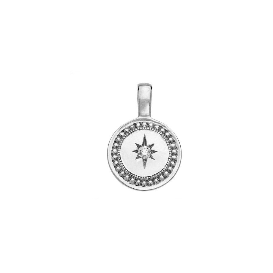 Pendants & Charms Sethi Couture | P.S. Celeste Small Round White Gold Charm