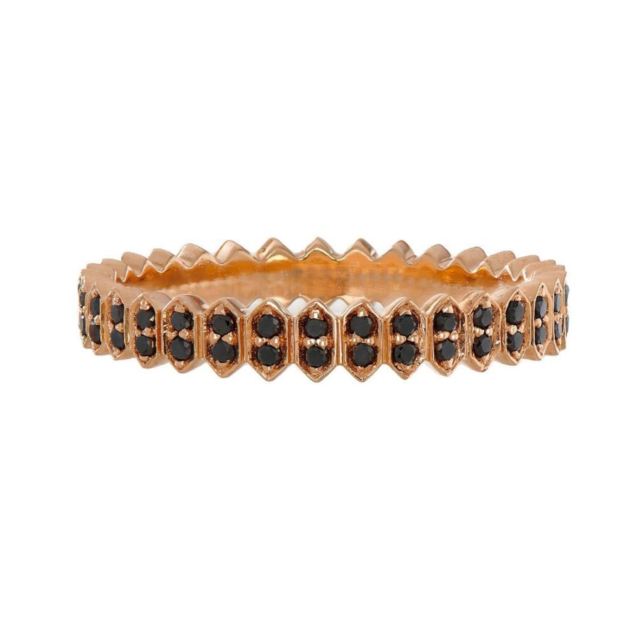 Stack Bands Sethi Couture | Mini Abacus Black Diamond Band