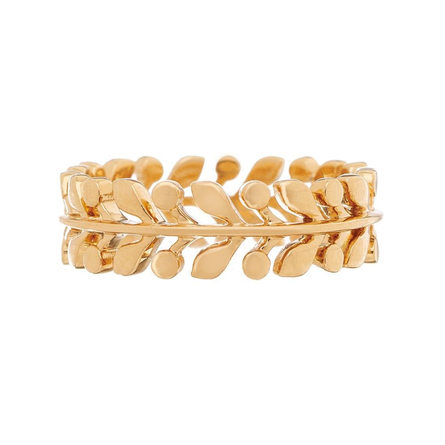 Stack Bands Sethi Couture | Laurel Yellow Gold Band