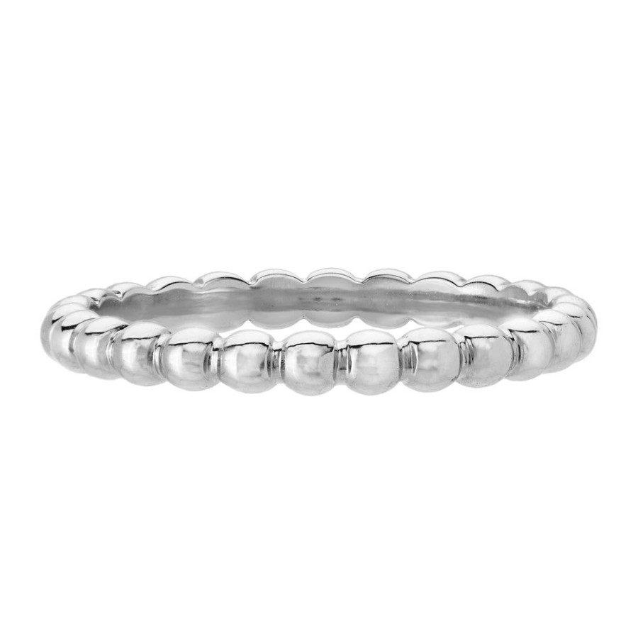 Stack Bands Sethi Couture | Bead White Gold Band