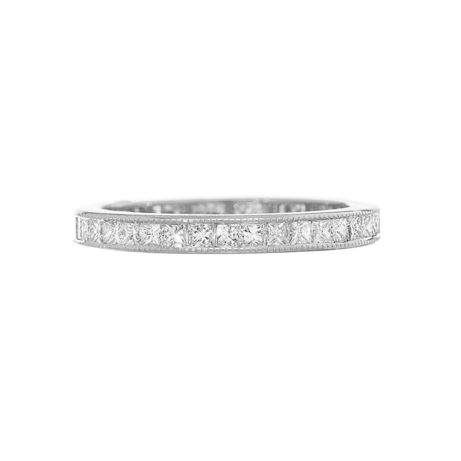 Stack Bands Sethi Couture | Emma Princess Cut Diamond Band