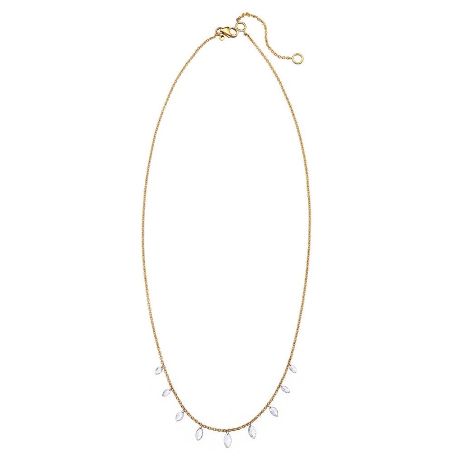 Necklaces Sethi Couture | Cien Marquise Rose Cut Diamond Necklace