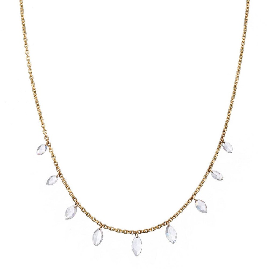 Necklaces Sethi Couture | Cien Marquise Rose Cut Diamond Necklace