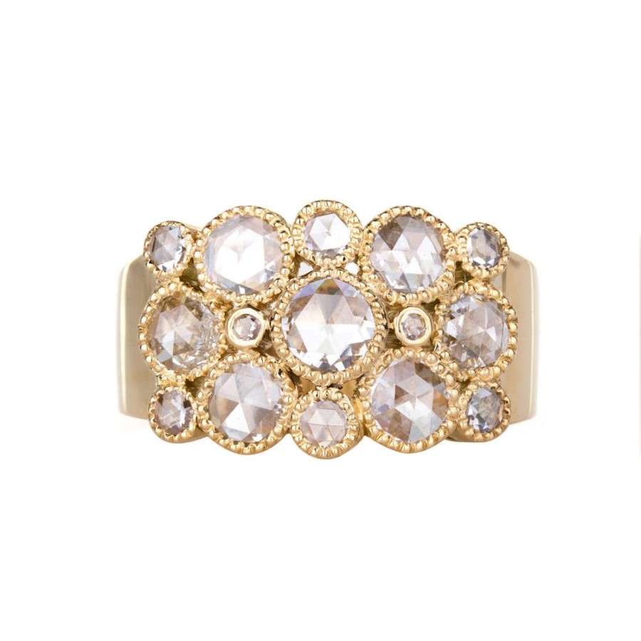 Rings Sethi Couture | Josephine Rose Cut Diamond Yellow Gold Ring