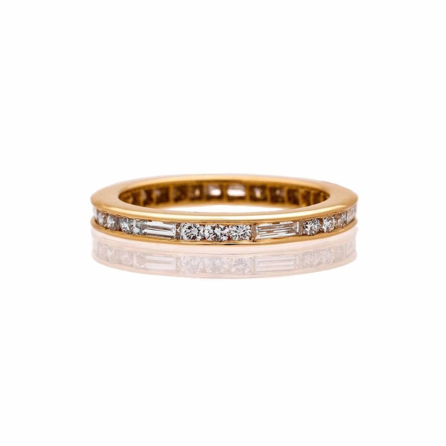 Stack Bands Sethi Couture | Naomi Baguette Diamond Band