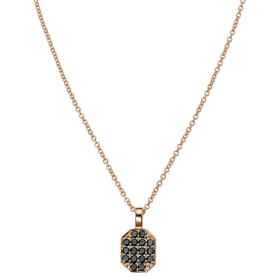 Pendants & Charms Sethi Couture | P.S. Small Black Diamond Tag Charm