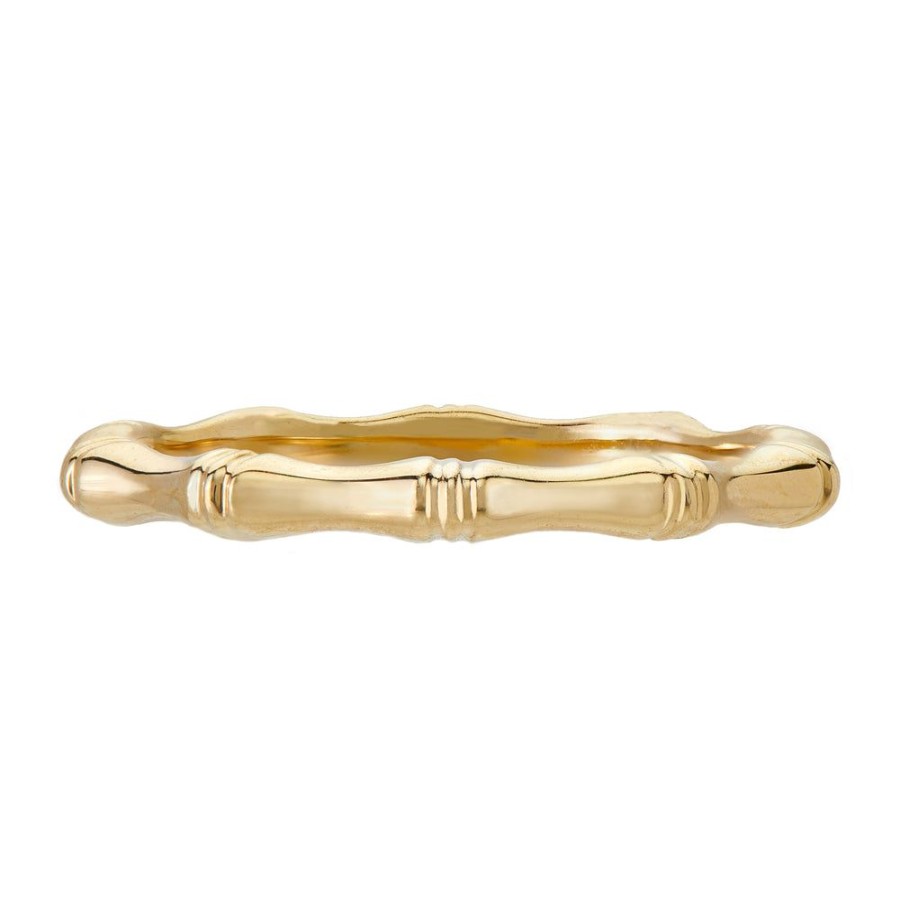 Stack Bands Sethi Couture | Bamboo Yellow Gold Band