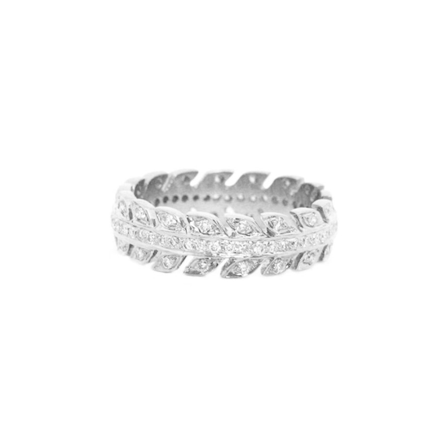 Stack Bands Sethi Couture | Wreath Diamond Band