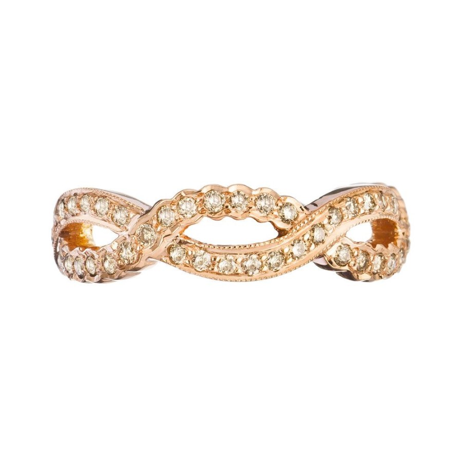 Stack Bands Sethi Couture | Infinity Champagne Diamond Band