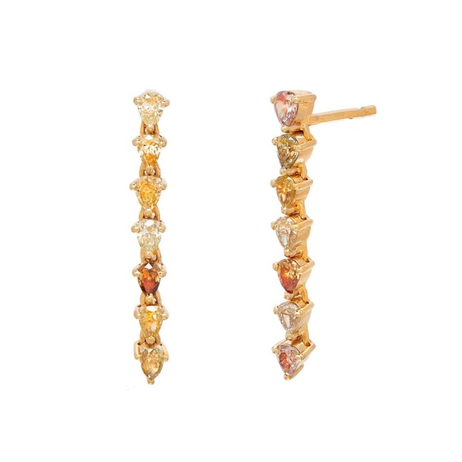 Exclusives Sethi Couture | Provence Multi-Color Diamond Earrings