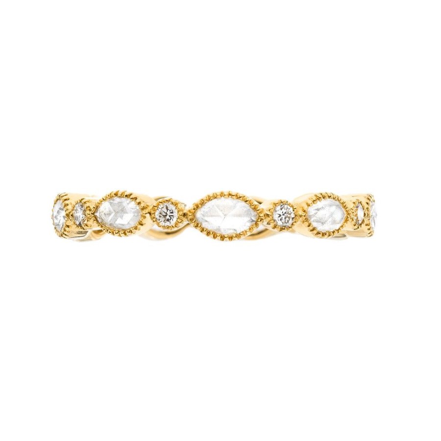 Best Sellers Sethi Couture | Amara Marquise Rose Cut Diamond Band