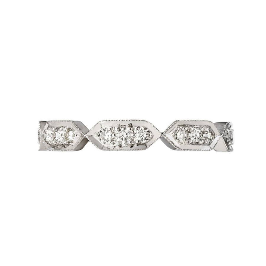 Stack Bands Sethi Couture | Deco Diamond Band