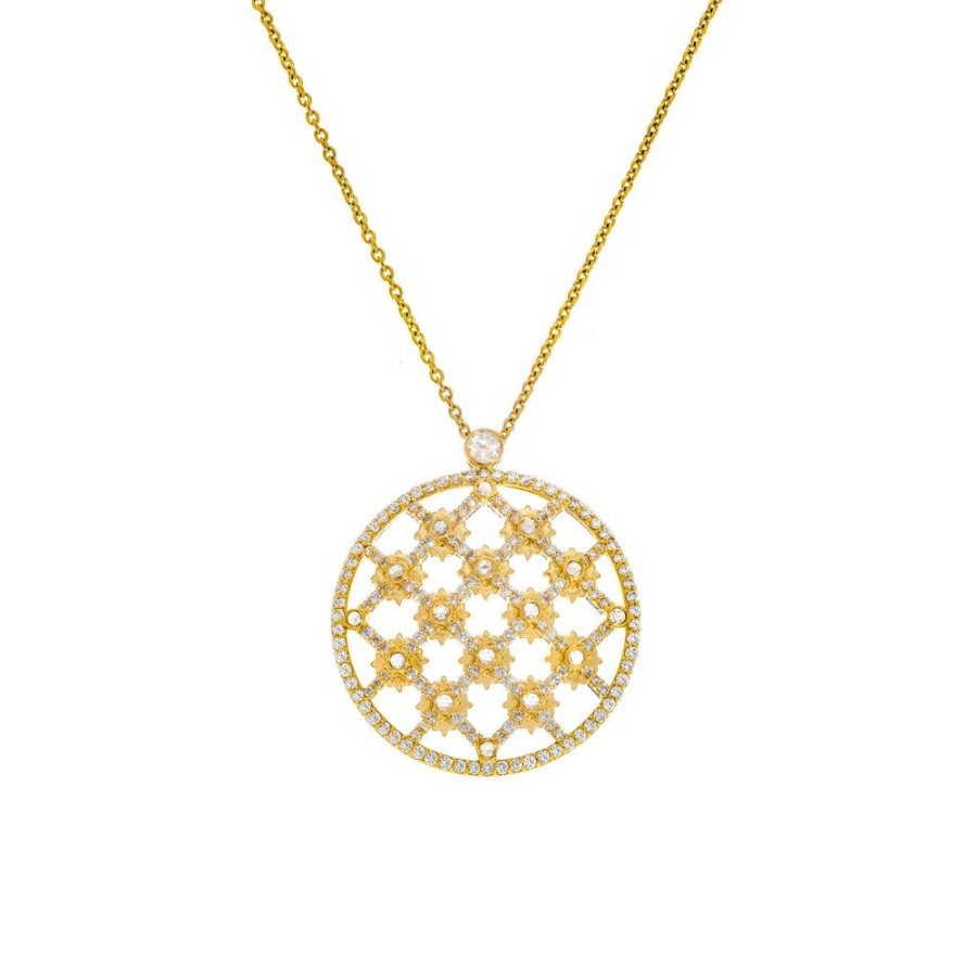 Necklaces Sethi Couture | Arya Diamond Circle Necklace