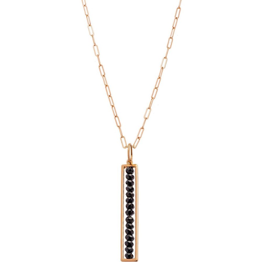 Necklaces Sethi Couture | Leila Black Diamond Necklace