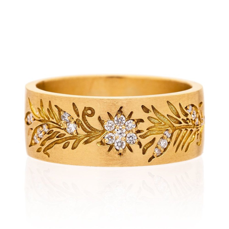 Stack Bands Sethi Couture | Fleur Diamond Band