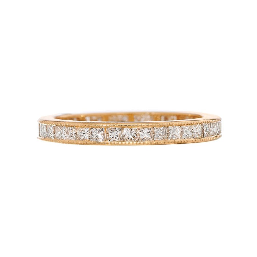 Stack Bands Sethi Couture | Emma Princess Cut Diamond Band