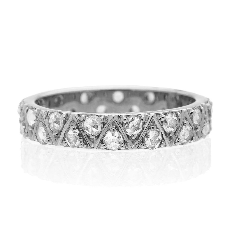 Stack Bands Sethi Couture | Stella Rose Cut Diamond Band