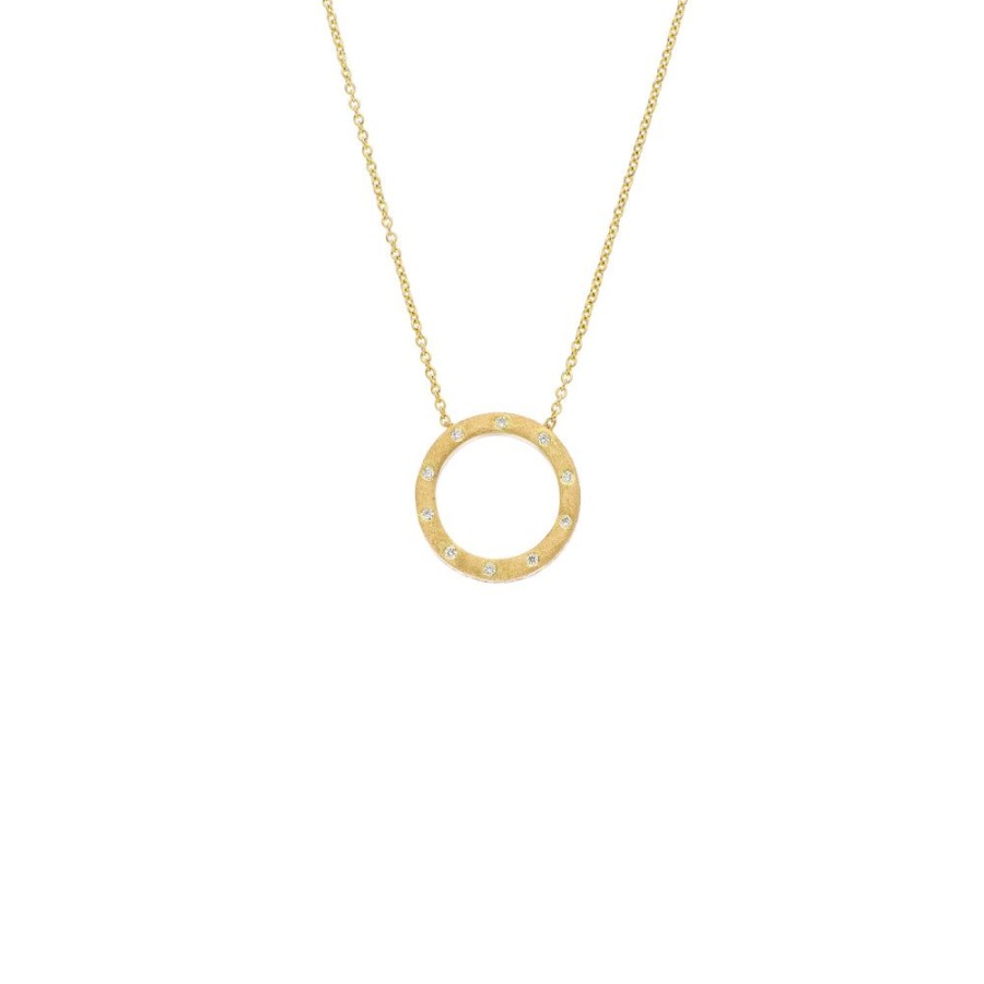 Best Sellers Sethi Couture | Dunes Small Circle Diamond Necklace