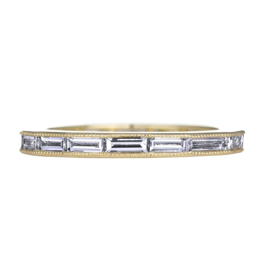 Stack Bands Sethi Couture | Silhouette Baguette Diamond Band