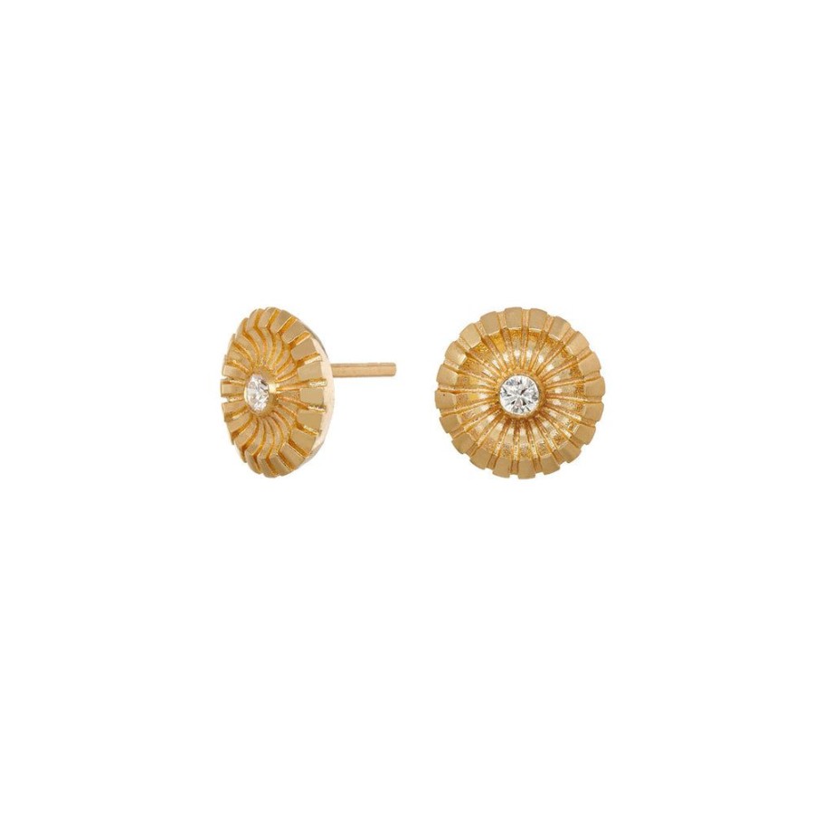 Earrings Sethi Couture | Chakra Large Diamond Earrings