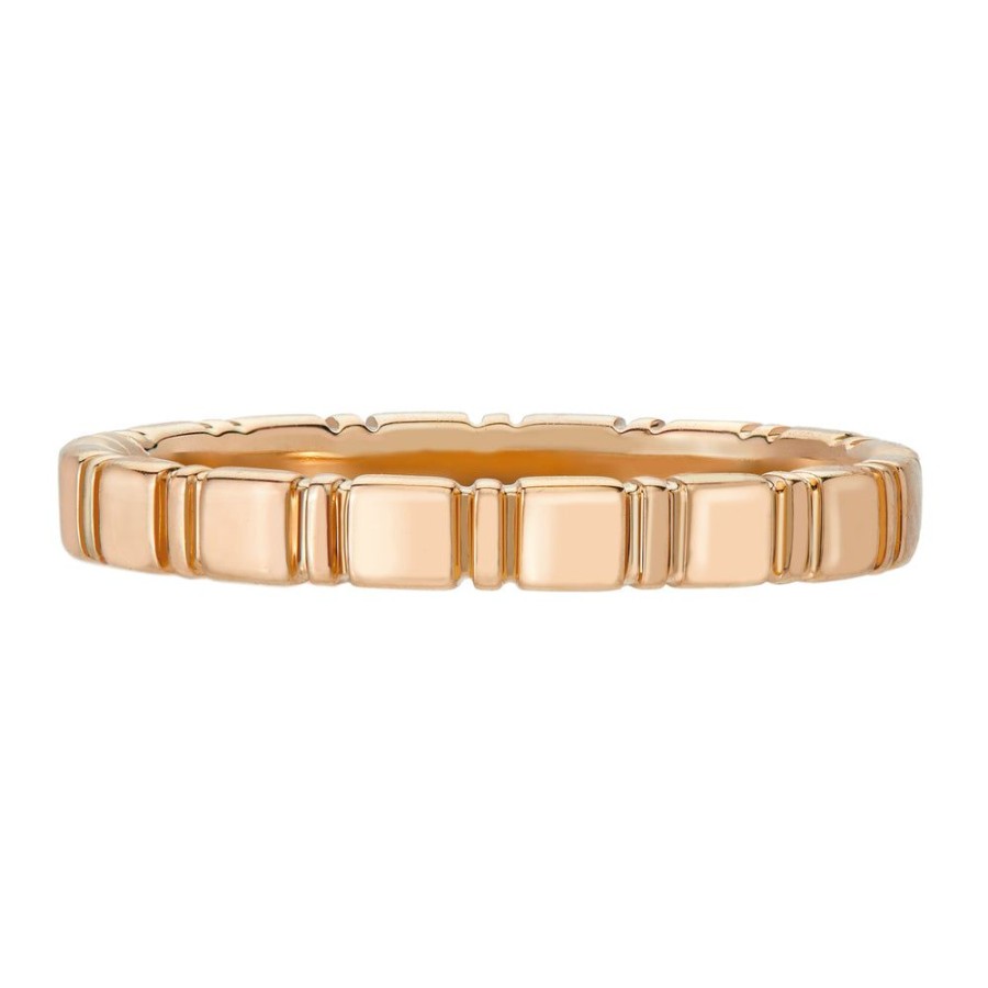 Stack Bands Sethi Couture | Agnes Rose Gold Medium Band