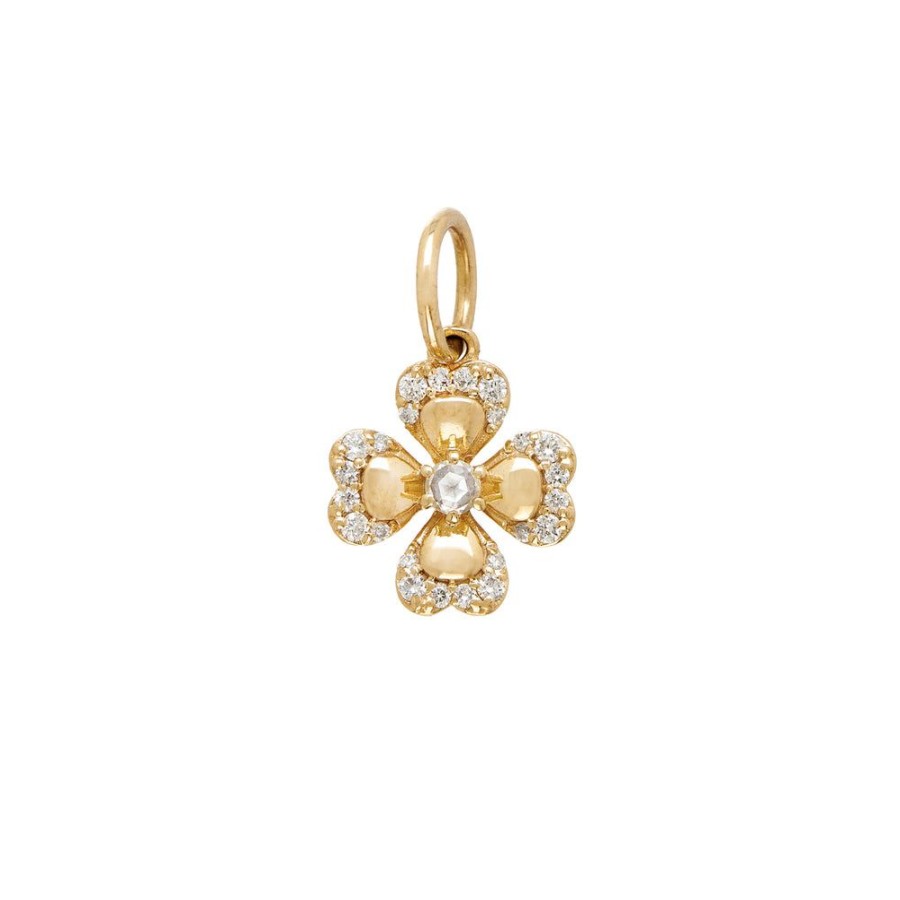 Pendants & Charms Sethi Couture | Clover Diamond Charm